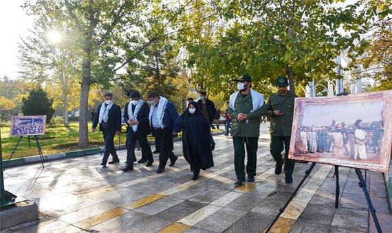 گرامیداشت هفته بسیج در جوار شهدای گمنام دارالمومنین تهران
