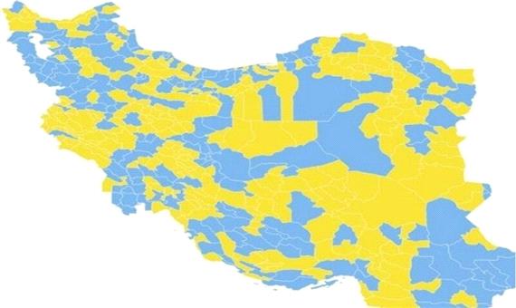 17 شهرستان خوزستان در وضعیت آبی کرونایی