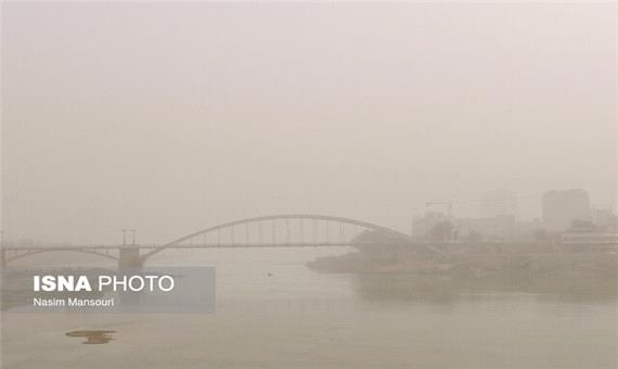 کاهش دید افقی در شهرهای سراسر خوزستان