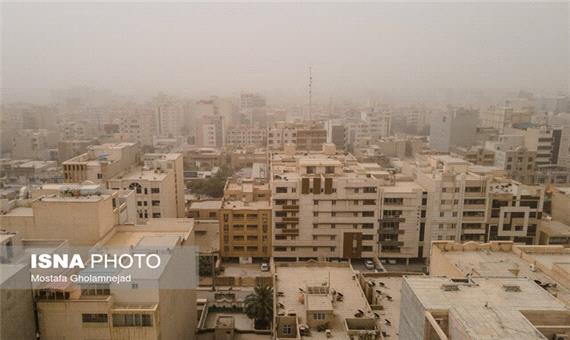 غلظت گرد و غبار دزفول، 9 برابر حد مجاز