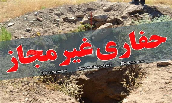 زخم حفاری‌های غیرمجاز بر پیکر محوطه‌های باستانی باغملک
