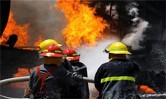 پنج مصدوم در آتش‌سوزی منزل مسکونی در اهواز