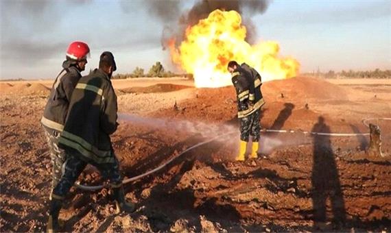 وقوع آتش‌سوزی در انبار تدارکات شرکت نفت مسجدسلیمان