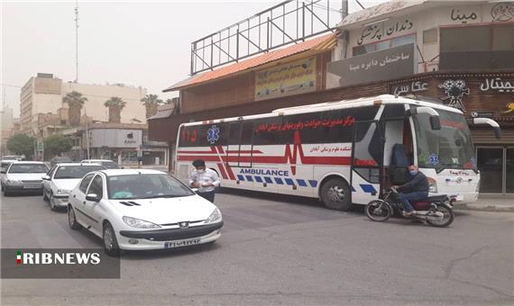 استقرار فوریت‌های پزشکی در شهر‌های جنوب غرب خوزستان