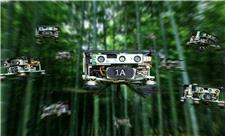 پرواز خیره کننده جمعی ربات‌های پرنده در جنگل!/ ویدئو