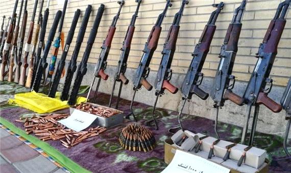 70 قبضه انواع سلاح غیرمجاز در خوزستان کشف شد