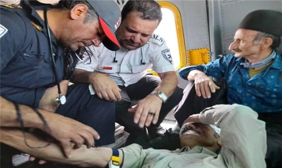 اعزام 2 بیمار توسط اورژانس هوایی از مناطق سخت گذر لالی به بیمارستان