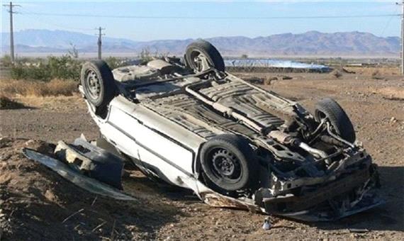 حادثه واژگونی خودرو در خوزستان 2 کشته و هشت مصدوم بر جا گذاشت