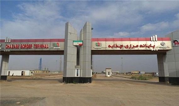 صادرات کالا به عراق از بازارچه مرزی چذابه متوقف شد