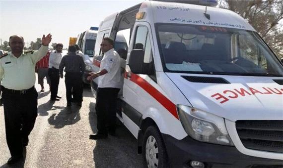 یک کشته و 3 مصدوم در واژگونی خودرو در محور خرمشهر- اهواز