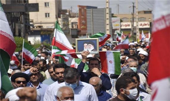 راهپیمایی مردم خوزستان، درپی هتک حرمت به مقدسات