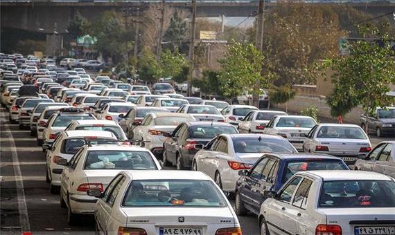 معابر پُر ترافیکِ پایتخت در صبح امروز/ خیابان آزادی وضعیت خوبی ندارد
