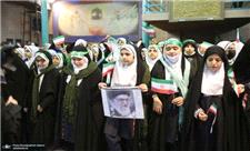 اجتماع نوجوانان انقلابی شمیران در حسینیه جماران‎‎