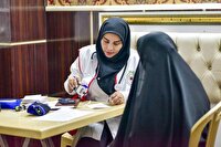 خدمت رسانی بسیج جامعه پزشکی به زائران اربعین در مرز‌های شلمچه و چذابه