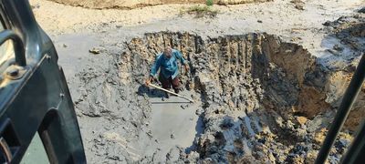 مرمت خط لوله ۴۰۰ میلیمتری آبرسانی به شهرستان هندیجان