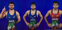 استقبال از قهرمانان مسابقات جهانی کشتی فرنگی جوانان در ایذه+فیلم