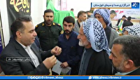 برپایی میز خدمت در دشت آزادگان