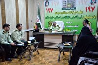 دیدار مردمی فرمانده فراجا خوزستان در سامانه ۱۹۷