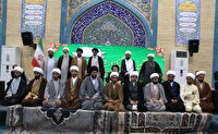 مراسم عمامه گذاری جمعی از طلاب بندر امام خمینی