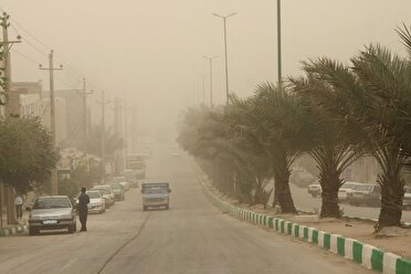 هشدار زرد خیزش گردوغبار در خوزستان