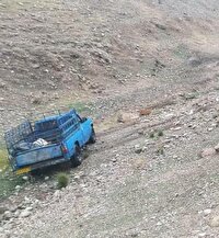 یک فوتی و ۸ مصدوم در حادثه واژگونی نیسان در بخش شهیون دزفول