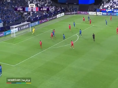 گل اول الهلال به الدحیل توسط نونیز