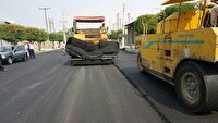 بهسازی و آسفالت معابر شهری شادگان با ۳۰۰۰ تن قیر
