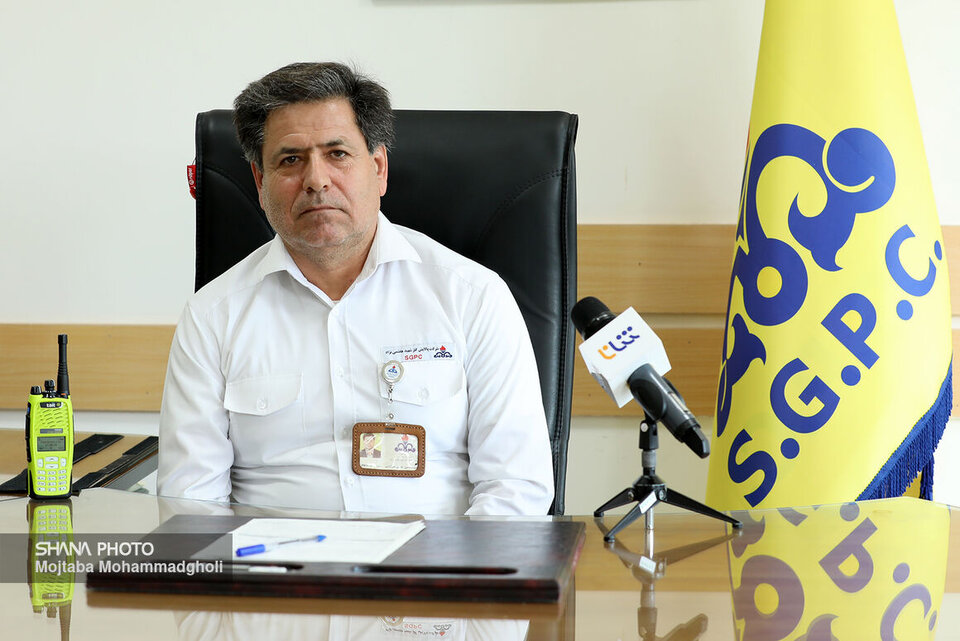 تولید گاز بدون وقفه و بالاتر از برنامه در پالایشگاه شهید هاشمی‌نژاد