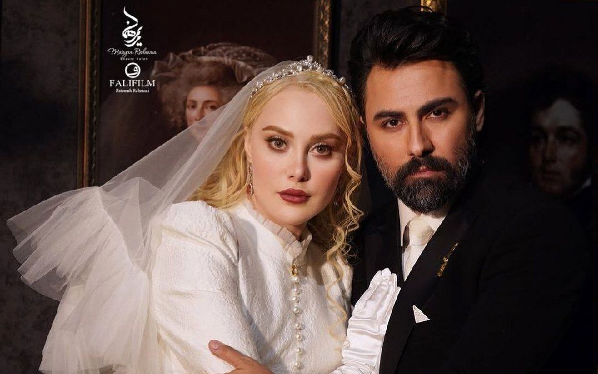 مرجانه گلچین عقد آریایی زوج تازه سینما را خواند