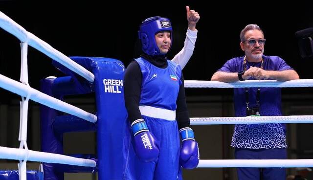 دختر بوکسور بدون برد اولین مدال آسیایی ایران را گرفت