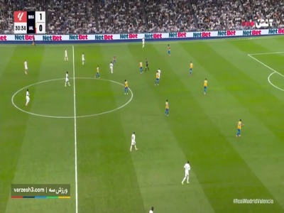 دبل امباپه؛ گل دوم رئال مادرید به والنسیا