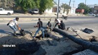 آغاز لایروبی شبکه فاضلاب در بندر امام خمینی
