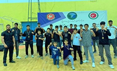 تیم خوزستان بر سکوی سوم رقابت‌های نیوفایت کیک بوکسینگ کشور