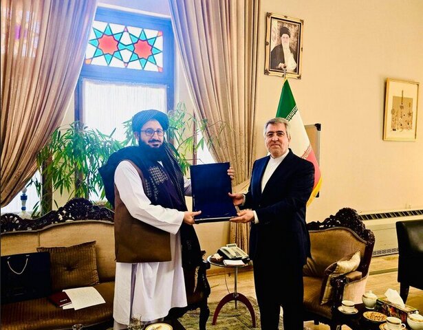 نماینده طالبان در تهران با مقام وزارت خارجه دیدار کرد