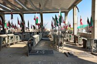 طرح ساماندهی گلزار شهدای شادگان با جدیت در حال اجراست