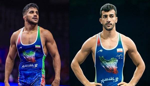 ۲ دارنده مدال جهانی در لیگ کشتی فرنگی روی تشک می‌روند