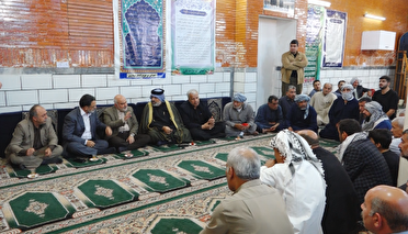 دلجویی استاندار خوزستان از خانواده مرحوم احمد بالدی