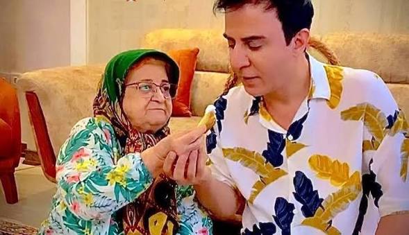 حضور عمو پورنگ و مادرش در حرم حضرت عبدالعظیم