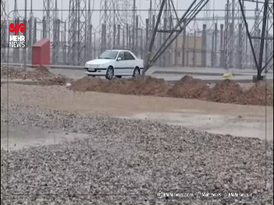 بارش باران در جنوب غرب اهواز