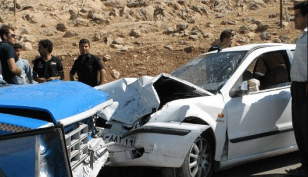 آتش‌سوزی و مرگ پنج نفر در تصادف شدید محور دزفول حمزه