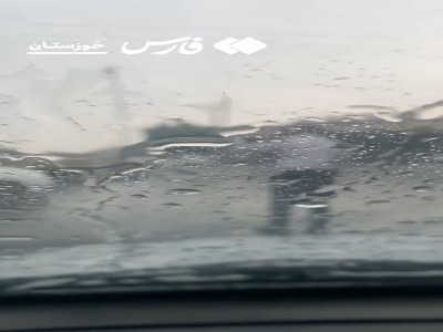 فیلم/ خدمت‌رسانی راهور اهواز زیر باران
