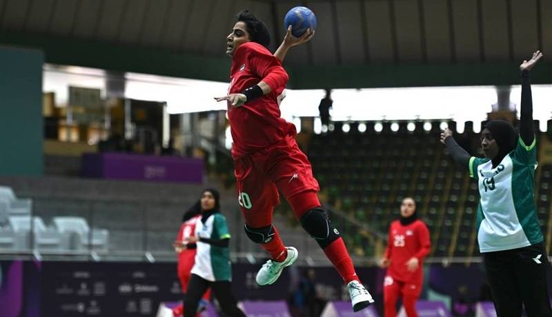 بازی‌های کشورهای اسلامی؛ برتری آسان تیم ملی هندبال بانوان مقابل مالدیو