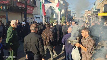 تشییع پیکر مطهر شهیدان گمنام در اهواز