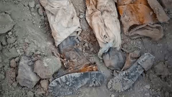 کشف پیکر شهید با پوتین‌هایش در شرق دجله
