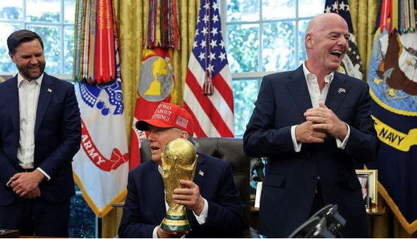 حضور ترامپ در مراسم قرعه‌کشی جام جهانی