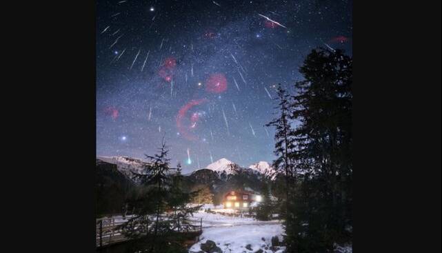 عکس روز ناسا از بارش شهابی جوزایی