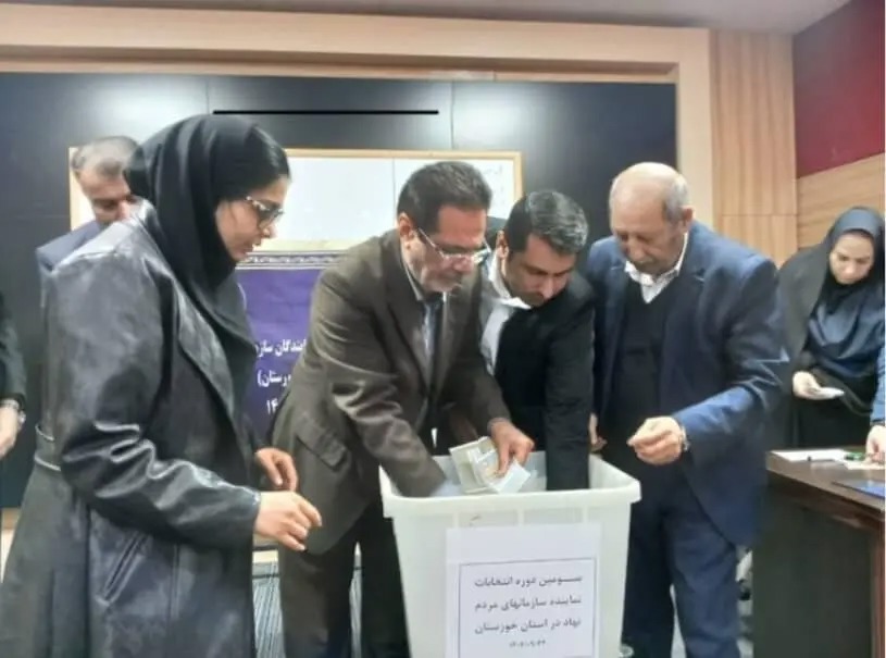 سومین دوره انتخابات نمایندگان سمن‌ها در خوزستان برگزار شد