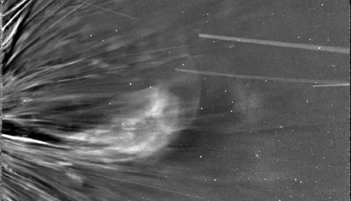 لحظه‌ خیره‌کننده چرخش باد خورشیدی توسط کاوشگر پارکر ثبت شد