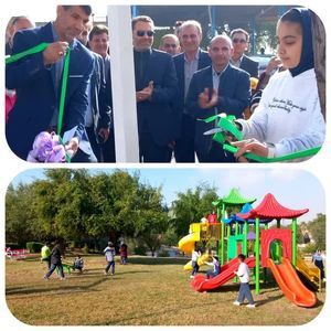 افتتاح پارک سردار شهید حاجی‌زاده در منطقه مسکونی دز