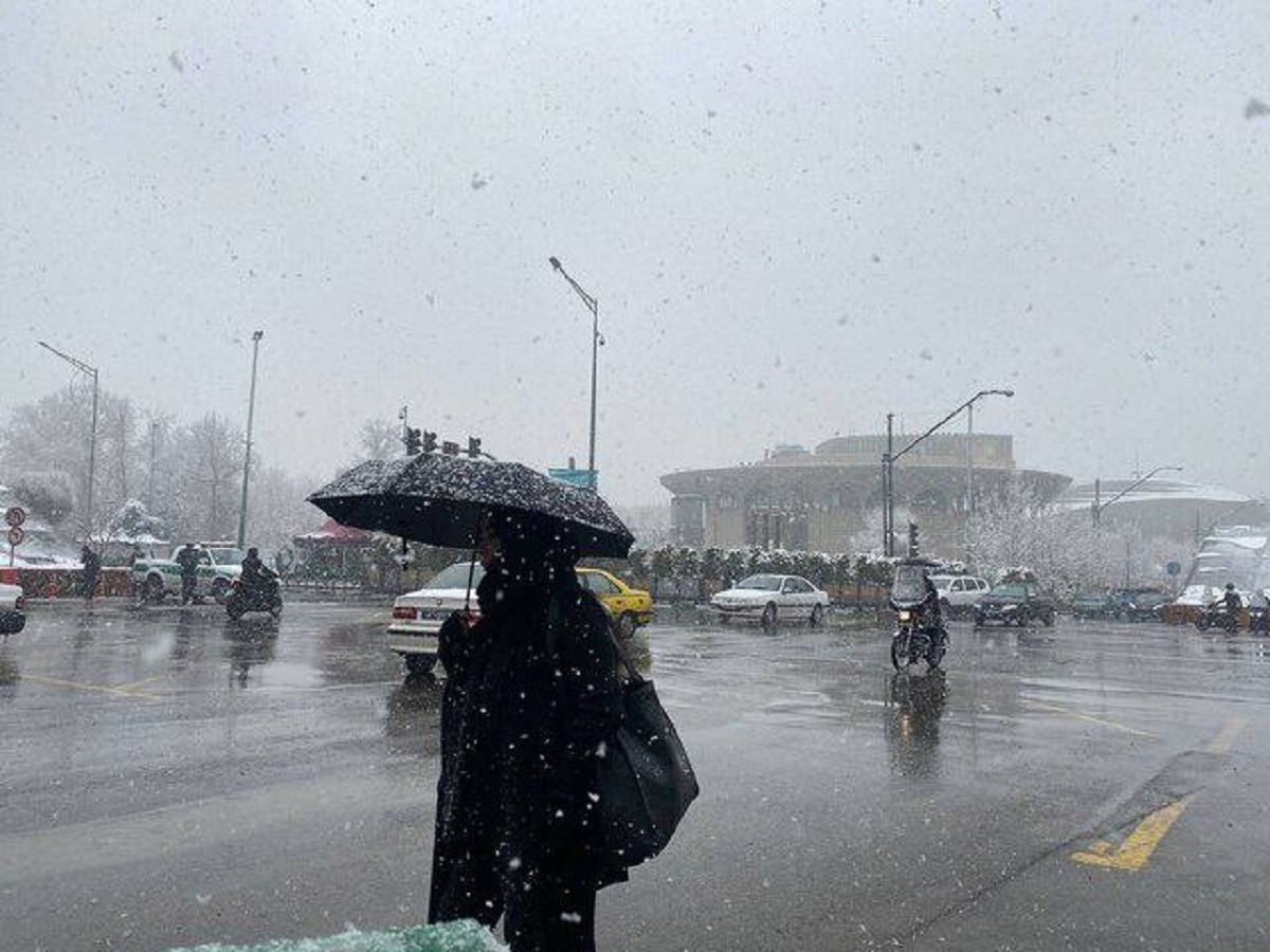 پیش‌بینی بارش پراکنده باران و برف در خوزستان